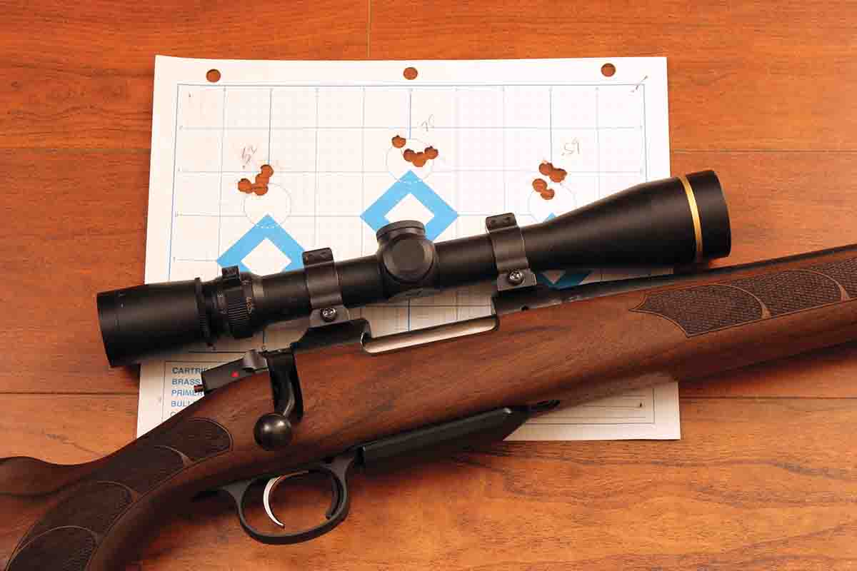 Many factory rifles like this CZ 550 .308 Winchester come correctly bedded with free-floated barrels, resulting in fine out-of-the-box accuracy.
